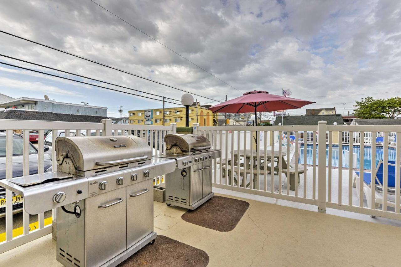 North Wildwood Condo With Pool, Walk To Boardwalk! 外观 照片