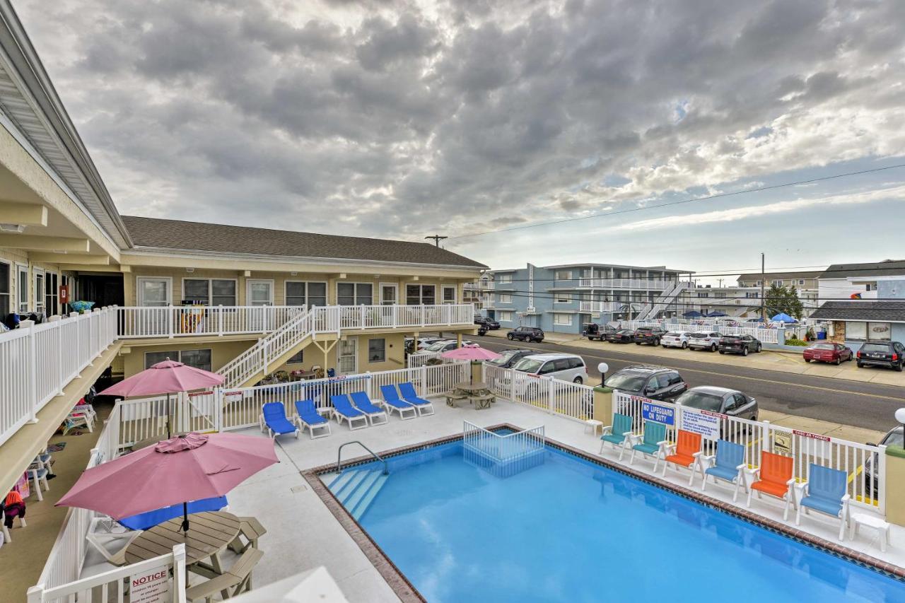 North Wildwood Condo With Pool, Walk To Boardwalk! 外观 照片