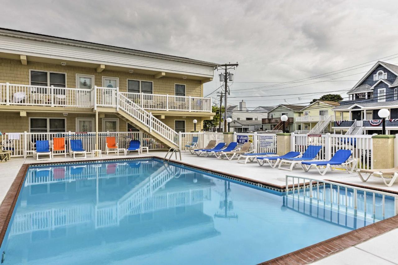 North Wildwood Condo With Pool, Walk To Boardwalk! 外观 照片